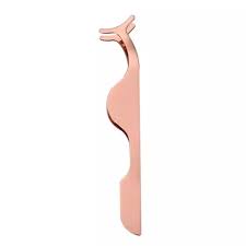 Rose Gold False Eyelashes Applicator Tool Stainless Steel